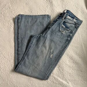 Pistola Light Blue Flare & Wide Leg Jeans